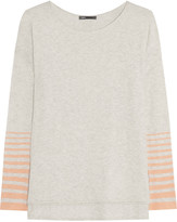 Thumbnail for your product : Vince Striped slub cotton sweater