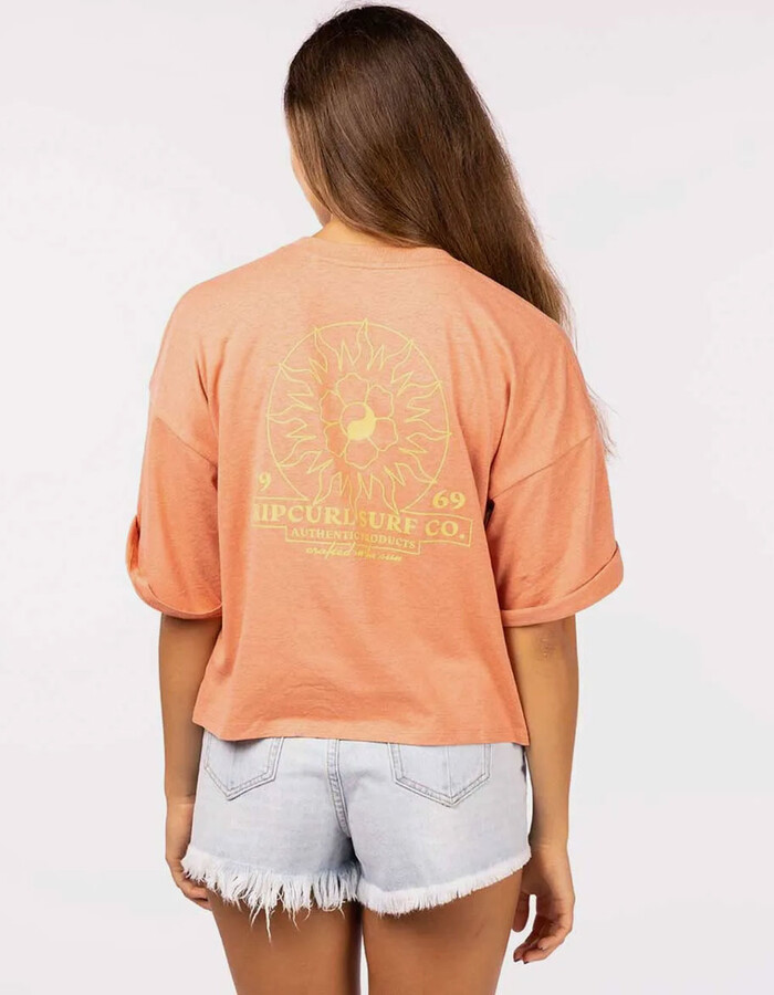 Rip Curl Better Days Tee T-shirts ShopStyle Heritage - Womens Crop