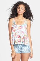 Thumbnail for your product : Painted Threads Print Double Strap Tank (Juniors)