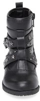 Thumbnail for your product : Flowers by Zoe 'Perry' Star Studded Boot (Walker & Toddler)
