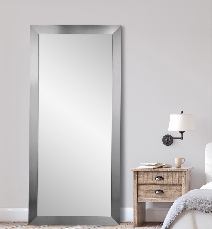 BrandtWorks Modern Silver Floor Mirror ShopStyle