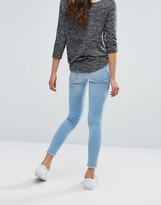 Thumbnail for your product : Only Royal Skinny Jeans With Raw Ankle Hem