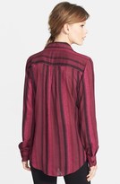 Thumbnail for your product : Foxcroft Blurred Stripe Shirt (Petite)