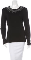 Thumbnail for your product : Alberta Ferretti Embellished Long Sleeve Top