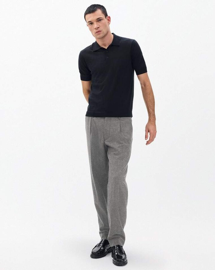 Rag & Bone Evan British Plaid Wool Trousers