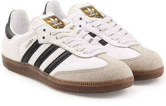 adidas Samba Suede and Leather Sneakers