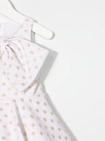 Thumbnail for your product : La Stupenderia Metallic Polka-Dot Dress