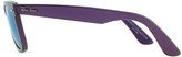 Thumbnail for your product : Ray-Ban Wayfarer Sunglasses with Mirrored Lenses, Iridescent Violet
