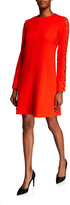 Thumbnail for your product : Lela Rose Wave-Trim Tunic Dress