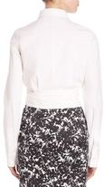 Thumbnail for your product : Michael Kors Collection Long-Sleeve Wrap Blouse
