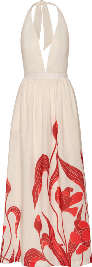 Andres Otalora Mi Esplendor Linen Gown