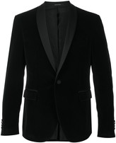Thumbnail for your product : Tagliatore Fitted Velvet Blazer