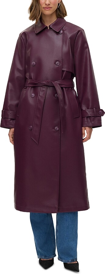 Vero Moda Vmamalie Long Coated Trench Coat