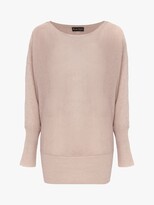 Thumbnail for your product : Phase Eight Adelia Fine Knit Linen Jumper, Stone