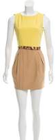 Thumbnail for your product : Just Cavalli Sleeveless Belted Dress Yellow Sleeveless Belted Dress