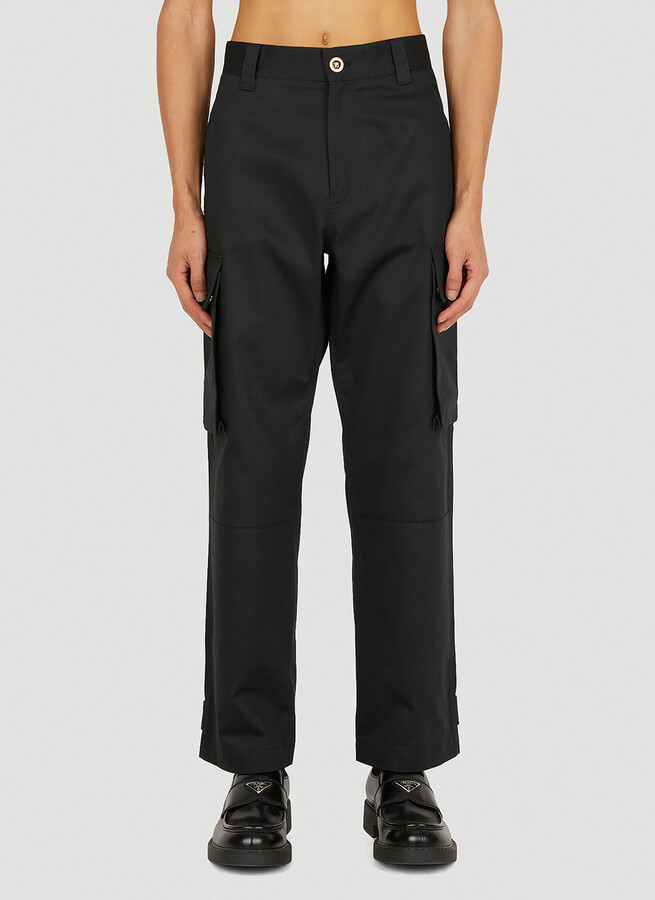 Versace Straight Cargo Pants in Black - ShopStyle