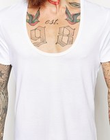 Thumbnail for your product : ASOS T-Shirt With Deep Scoop Neck