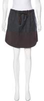 Thumbnail for your product : Brunello Cucinelli Wool Mini Skirt w/ Tags