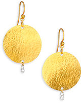 Thumbnail for your product : Gurhan Lush Diamond & 24K Yellow Gold Dangling Flake Drop Earrings