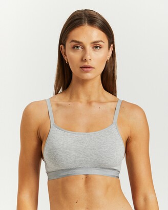 Marks and Spencer Women's Grey Crop Tops - Non-Wired Cami Bra - Size 34B at  The Iconic - ShopStyle