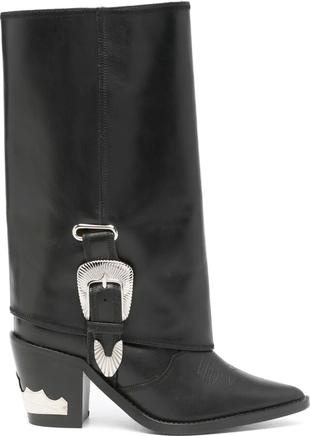 Toga Pulla 70mm Buckle-Detailed Boots