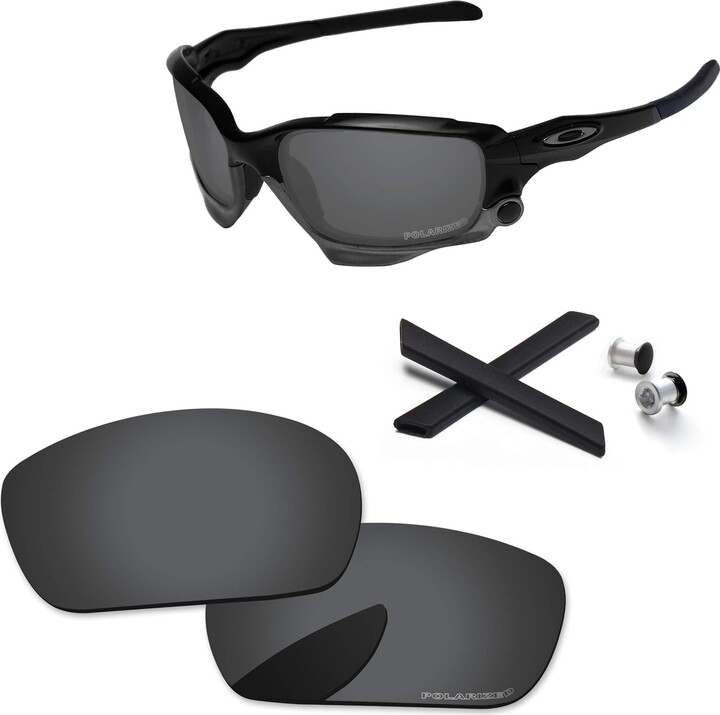 PapaViva Replacement Lenses & Rubber Kits for Oakley Jawbone/Racing Jacket Sunglasses Frame