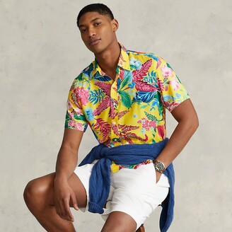 Ralph Lauren Classic Fit Floral-Print Shirt - ShopStyle