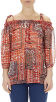 Thumbnail for your product : Wallis Red Cold Shoulder Printed Top