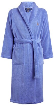 big pony cotton terry robe