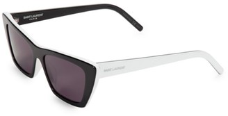 Saint Laurent 53MM Square Cat-Eye Sunglasses