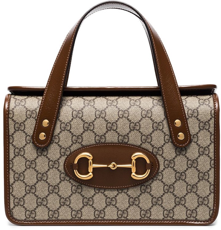 gucci bestiary gg supreme tote bag