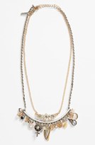 Thumbnail for your product : Topshop 'Abalone Tusk Charm' Necklaces