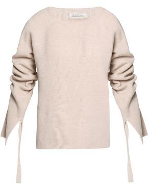 Helmut Lang Ribbed Wool And Cashmere-Blend Sweater