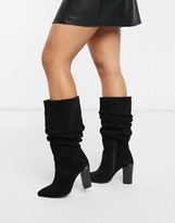 Thumbnail for your product : Bronx suede slouch knee boots