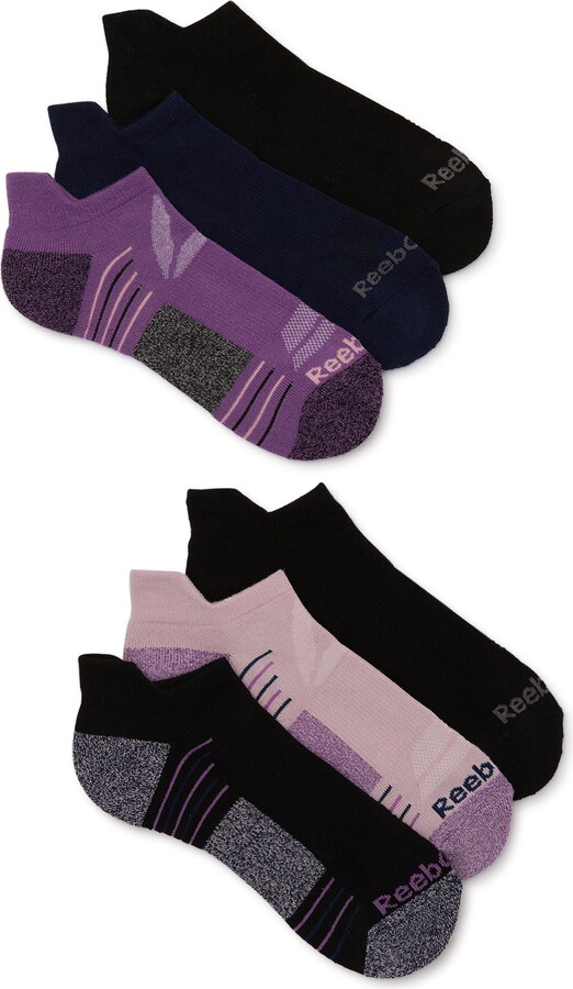 Reebok Women’s Target Cushion Low Cut Socks, 6-Pack