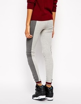 Thumbnail for your product : ASOS Rib Panel Leggings with Elasticated Waistband