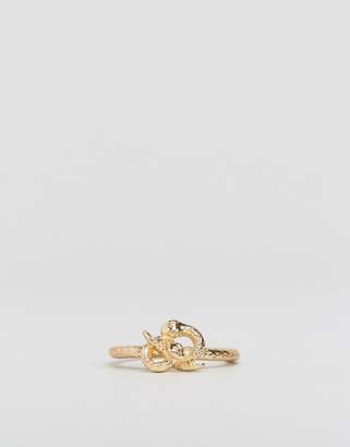 ASOS Curve Exclusive Snake Knot Ring