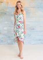 Thumbnail for your product : Kensie Tropical-Print Midi Dress