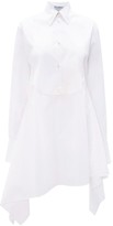 Thumbnail for your product : J.W.Anderson Asymmetric Cotton Poplin Shirt Dress