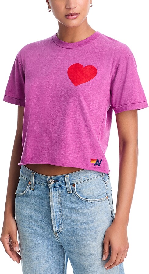 Aviator Nation Heart 2 Boyfriend Tee - Exclusive