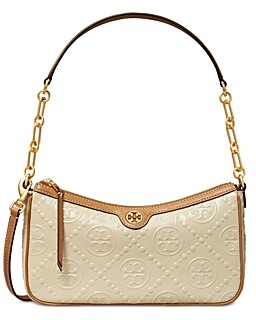 Tory Burch T Monogram Embossed Patent Leather Studio Bag - ShopStyle