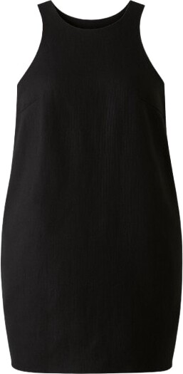 Conquista Black Sleeveless Sack Dress