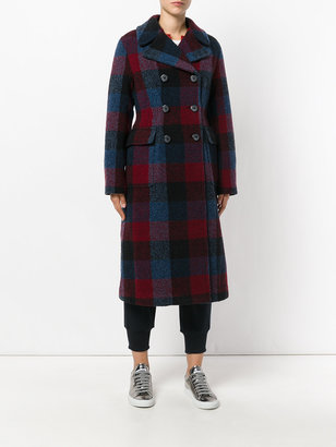 3.1 Phillip Lim checked double breasted coat