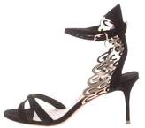 Thumbnail for your product : Sophia Webster Suede Laser Cut Sandals