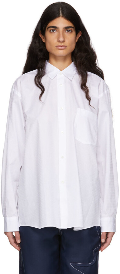 Women White Poplin Shirt | Shop the world's largest collection of fashion |  ShopStyle
