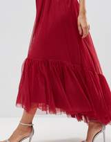 Thumbnail for your product : ASOS DESIGN Maxi Tulle Skirt with Tiered Hem