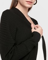 Thumbnail for your product : Express Cozy Ribbed Cocoon Cardigan