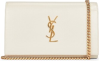 Saint Laurent Cassandre Matelasse Large Bill Pouch In Quilted Embossed  Leather Dark Beige in Grain De Poudre Leather with Gold-tone - GB