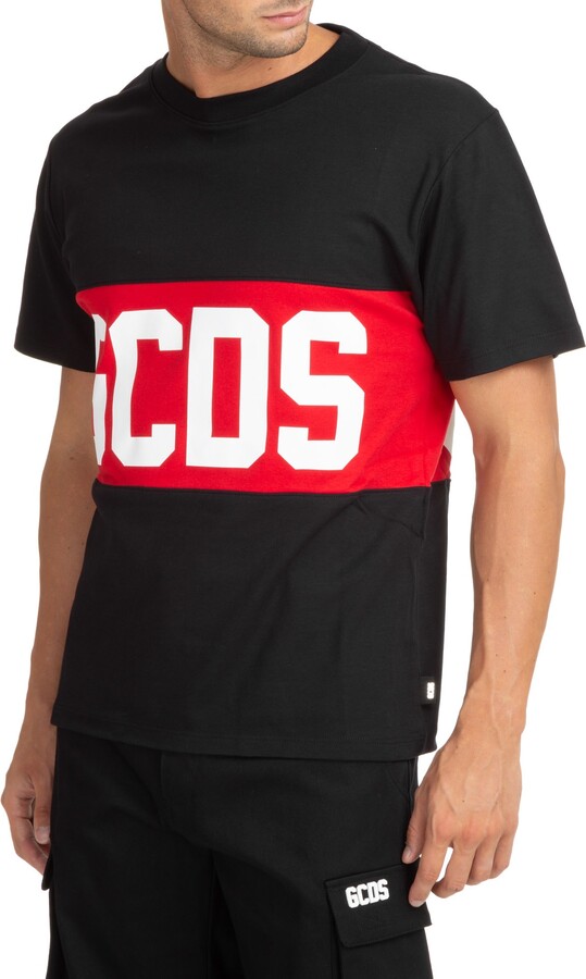 GCDS Band Logo Cotton T-shirt - ShopStyle