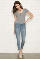 Thumbnail for your product : Forever 21 Low-Rise Skinny Ankle Jeans